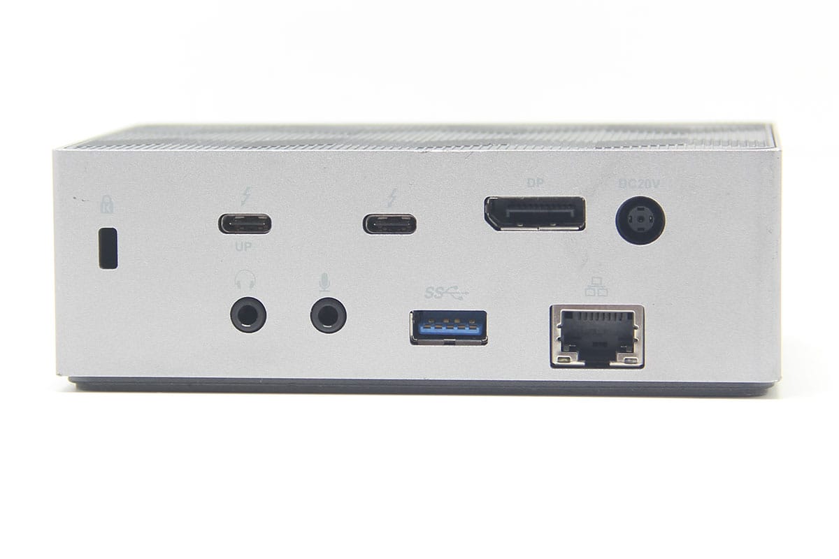 Thunderbolt™ 3 DV4K DOCK220 Docking Station with Power (Space Grey)兼容雷电3和全功能C扩展坞双4k 60hz 60瓦PD供电USBgen2 10G 网卡声卡