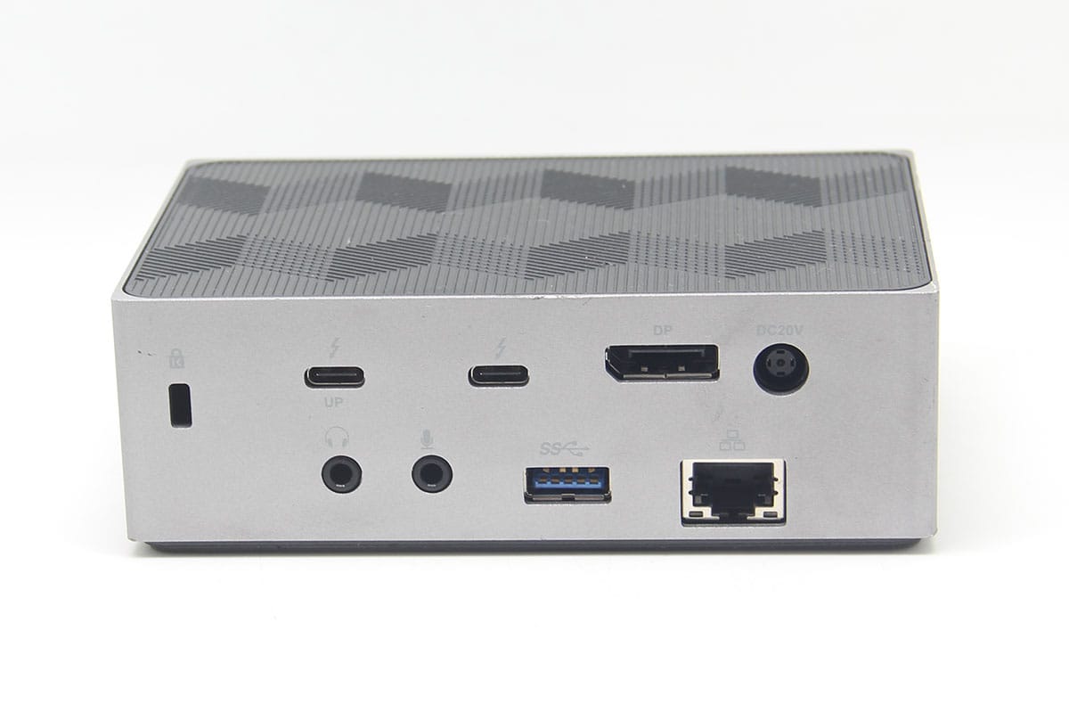 Thunderbolt™ 3 DV4K DOCK220 Docking Station with Power (Space Grey)兼容雷电3和全功能C扩展坞双4k 60hz 60瓦PD供电USBgen2 10G 网卡声卡