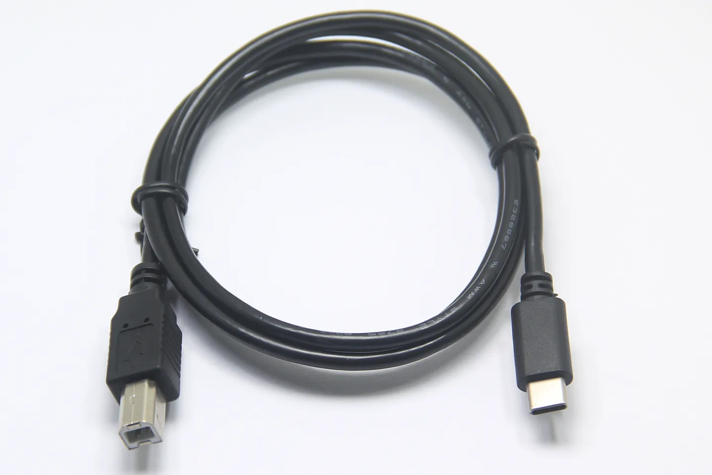 USB-C转USB-B方口线 连接线打印机小型光驱纯铜高速稳定传输线