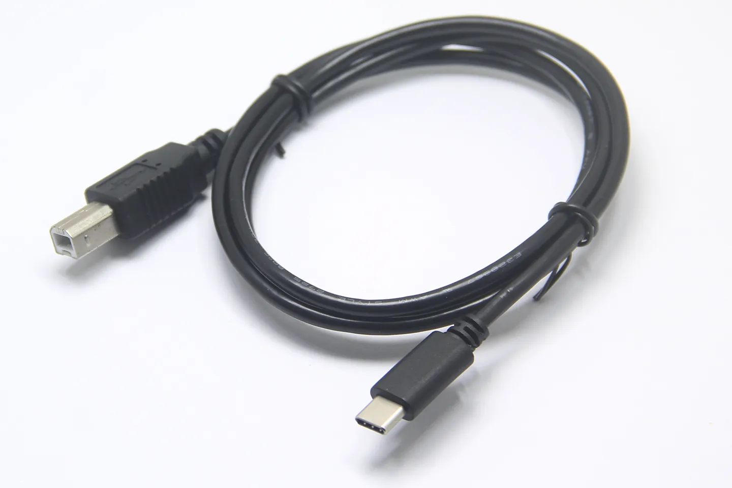USB-C转USB-B方口线 连接线打印机小型光驱纯铜高速稳定传输线
