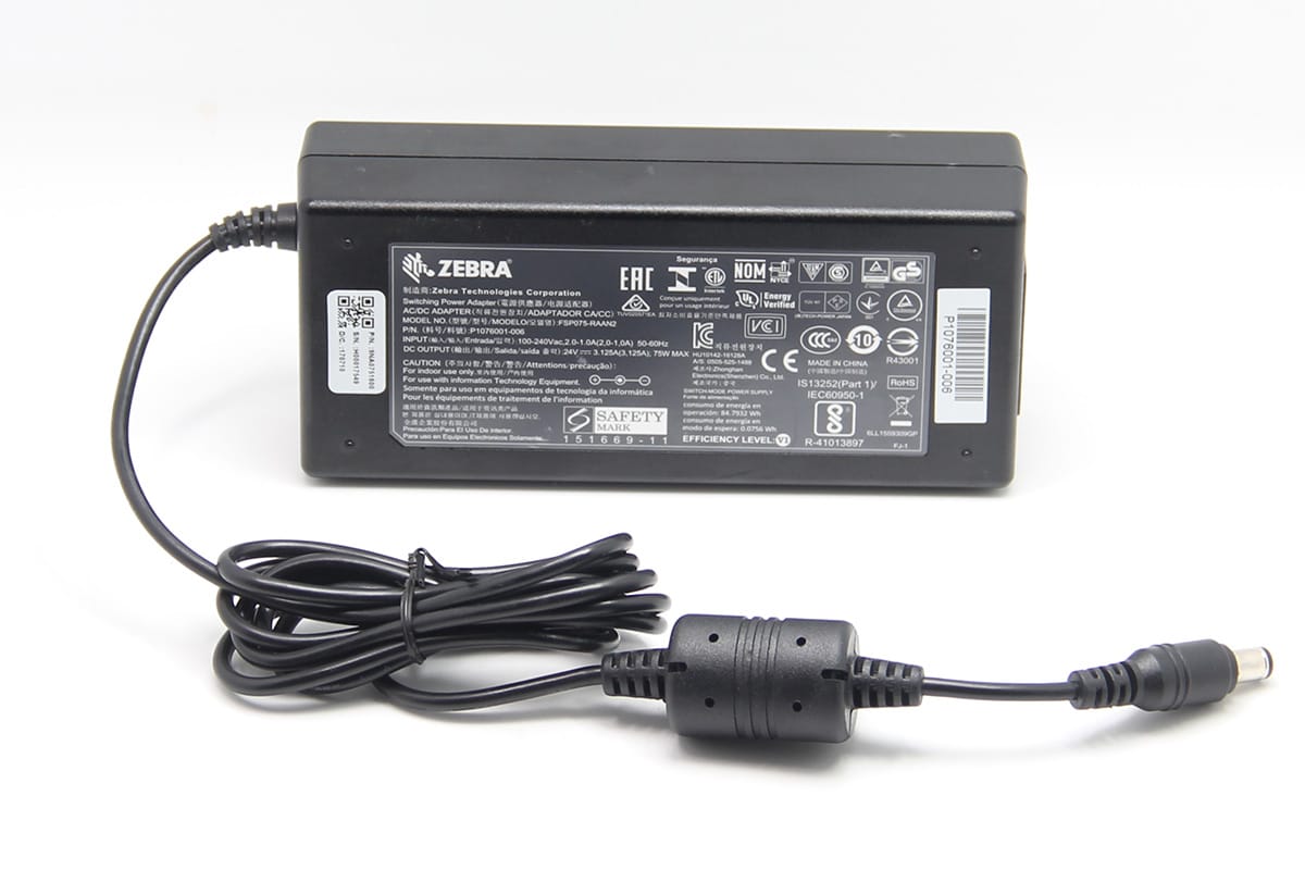 Zebra 斑马 Adapter 标签打印机75W电源适配器 FSP075-RAAN2 24V3.125A Zebra 斑马 Adapter 标签打印机75W电源适配器 FSP075-RAAN2 24V3.125A