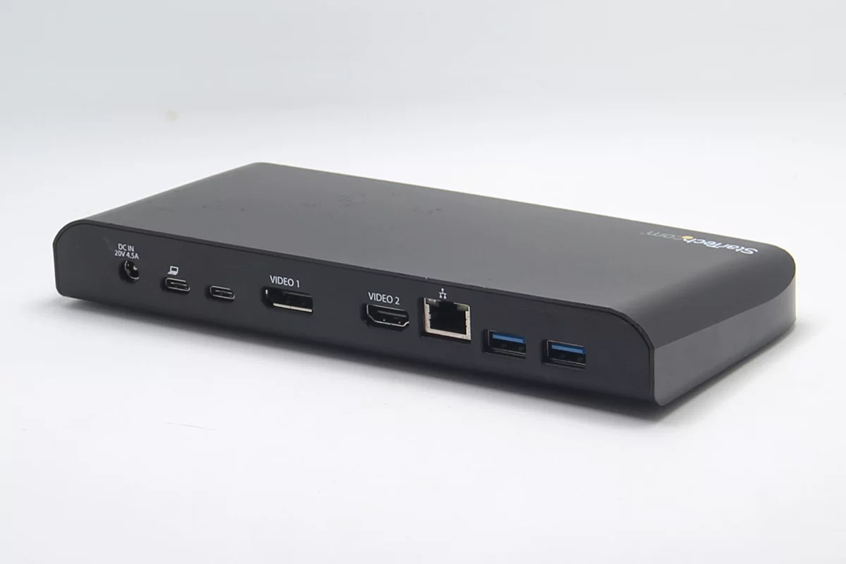 MST30C2DPPD Startech全功能C扩展坞 外接4k/2k高刷 输出PD供电60瓦 外扩HDMI和DP显示器 3个USB3.0 千兆网卡