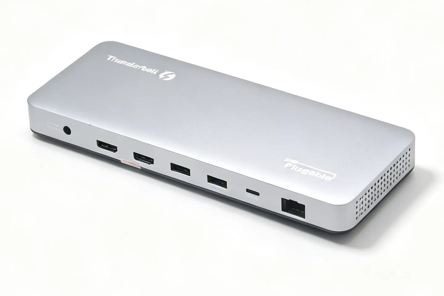 Plugable 雷电4扩展坞TBT-UDM Win/Mac电脑外扩双HDMI2.0 4K60hz or 8K /SD 96瓦PD 多接口Gen2