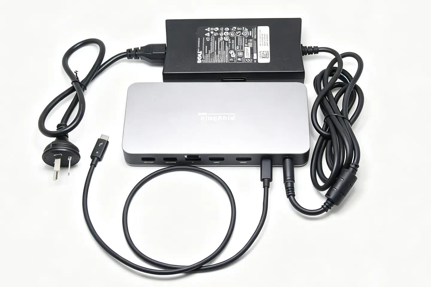 Plugable UD-4VPD USB4扩展坞 外扩双HDMI2.1 4k 120hz / 2.5G网卡 SD4.0 100瓦PD供电 多个Gen2 10G接口