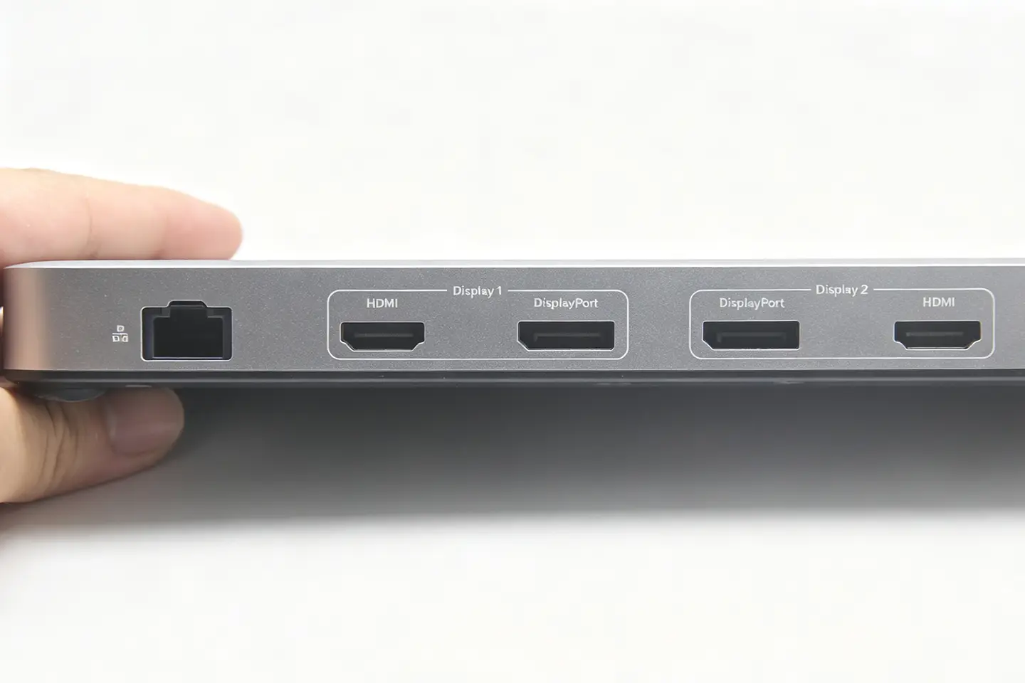 Plugable USB-C笔记本电脑扩展坞 双显示器 4K 60Hz PD协议100W充电 DisplayLink 兼容win/Mac/chromeos等