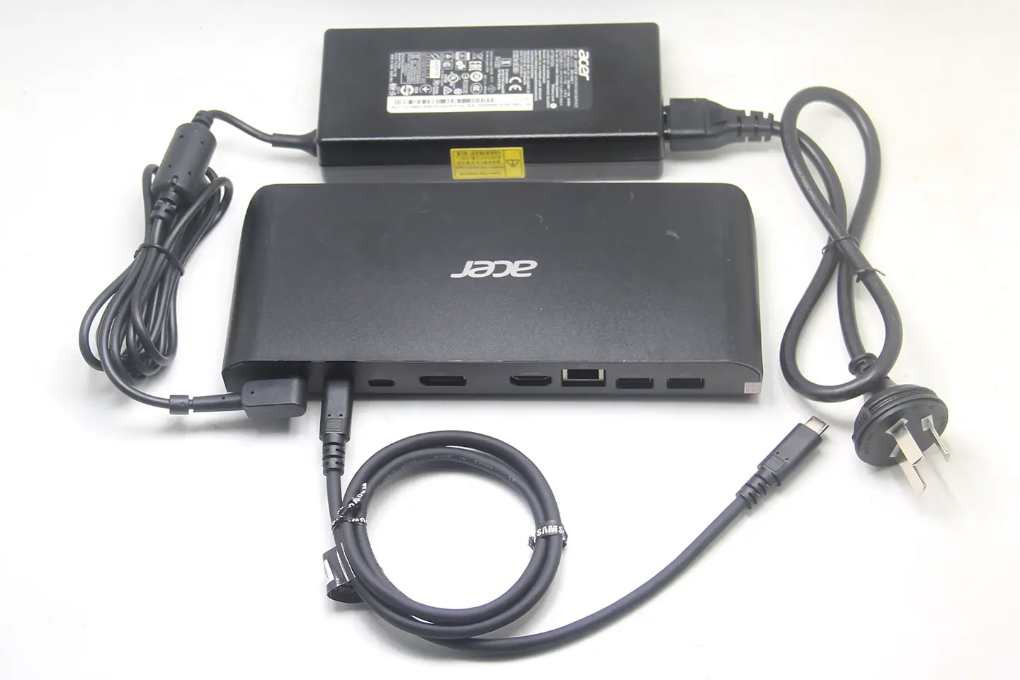 原装宏基 ACER 全功能C扩展坞 GPD02 PD60瓦供电 外扩双显示器 USB3.0口 千兆网卡 耳机3.5mm