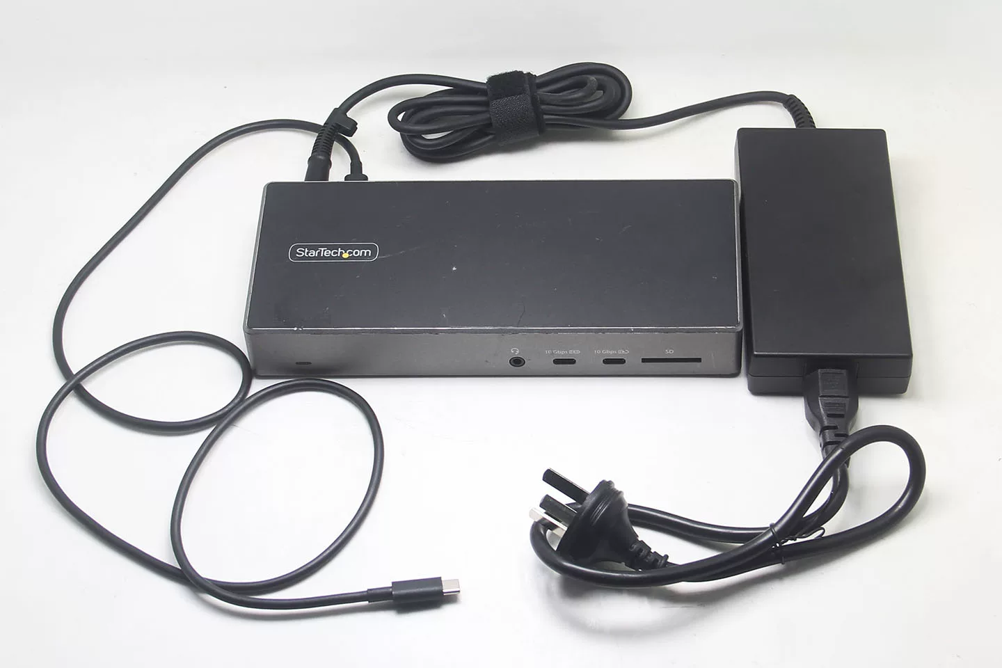 Startech DK31C2DHSPD 全功能C扩展坞100W功率输出扩三屏4K 2个DP1.4/HDMI2.0 6个USB接口（2个10Gbps）SD