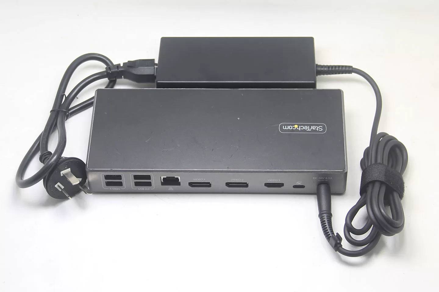 Startech DK31C2DHSPD 全功能C扩展坞100W功率输出扩三屏4K 2个DP1.4/HDMI2.0 6个USB接口（2个10Gbps）SD