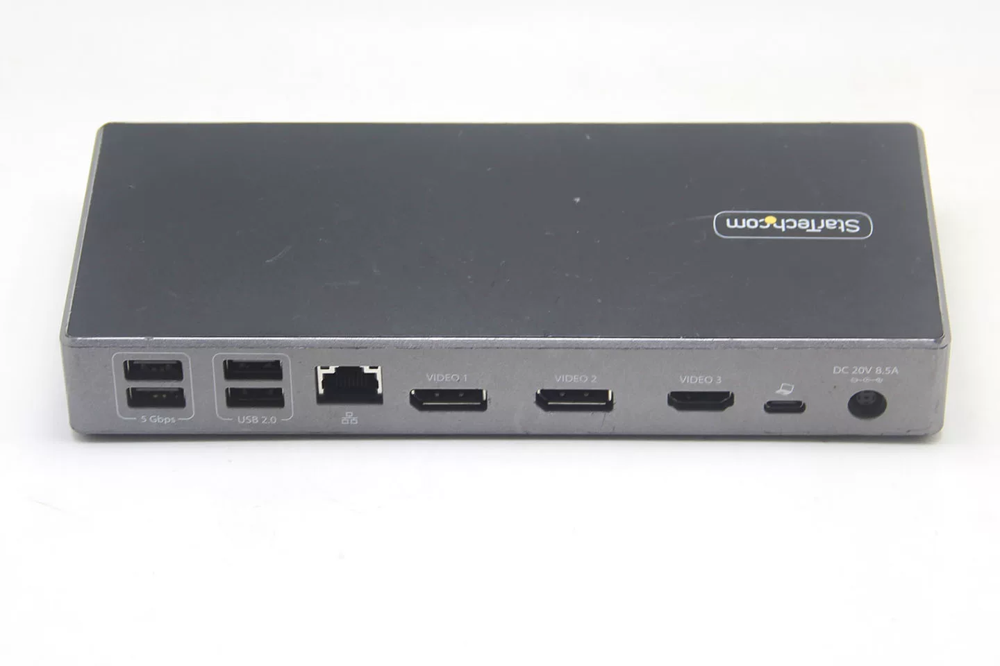 Startech DK31C2DHSPD 全功能C扩展坞100W功率输出扩三屏4K 2个DP1.4/HDMI2.0 6个USB接口（2个10Gbps）SD