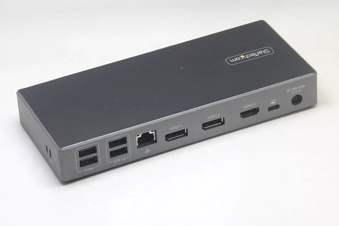 Startech DK31C2DHSPD 全功能C扩展坞100W功率输出扩三屏4K 2个DP1.4/HDMI2.0 6个USB接口（2个10Gbps）SD